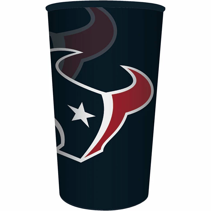 Creative Converting Houston Texans Plastic Cup, 22 Oz