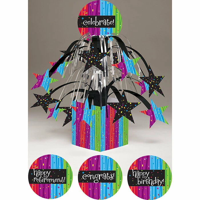 Creative Converting Adult Birthday Party Themes Milestone Celebrations Centerpiece Cascade W/Base & Att