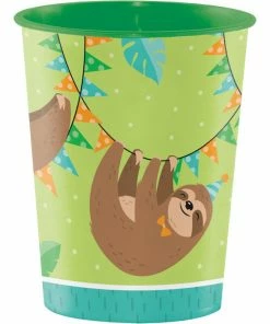 Creative Converting Kids Birthday Party Themes Sloth Party Plastic Cup