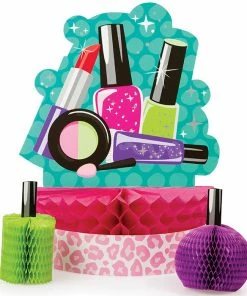 Creative Converting Kids Birthday Party Themes Sparkle Spa Party Centerpiece Set