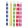 Creative Converting Multicolor Striped Candles, 20 Ct