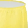 Creative Converting Mimosa Plastic Tableskirt, 14' X 29" Solid Color Tableware