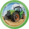 Creative Converting Kids Birthday Party Themes Tractor Time Dessert Plates, 8 Ct