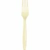 Creative Converting Ivory Plastic Forks, 50 Ct Solid Color Tableware