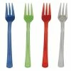Creative Converting Themed Tableware Assorted Color Mini Appetizer Forks, 24 Ct