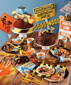 Creative Converting Kids Birthday Party Themes Big Dig Construction Plastic Keepsake Cup 16 Oz.