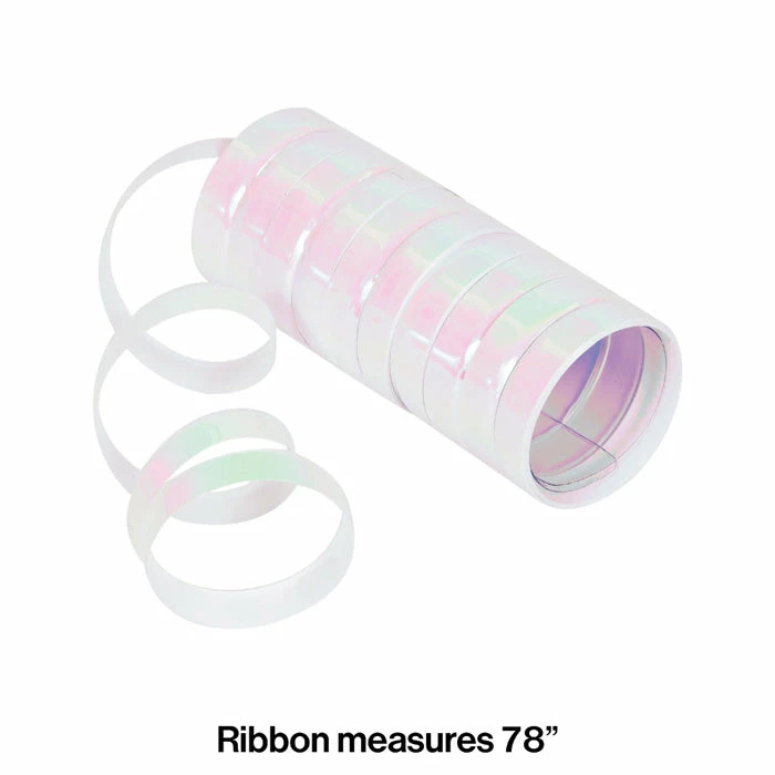 Creative Converting Iridescent Party Ribbon Themed Tableware
