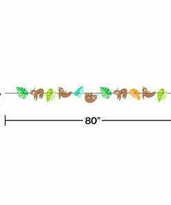 Creative Converting Sloth Party Banner