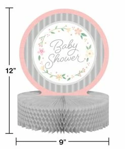 Creative Converting Farmhouse Floral Centerpiece - Baby Baby Showers