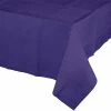 Creative Converting Purple Tablecover 54"X 108" Polylined Tissue Solid Color Tableware
