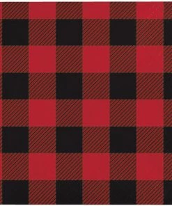 Creative Converting Themed Tableware Buffalo Plaid Beverage Napkins, 16 Ct