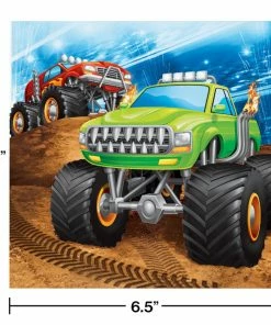 Creative Converting Monster Truck Rally Napkins, 16 Ct