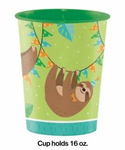 Creative Converting Kids Birthday Party Themes Sloth Party Plastic Cup