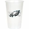 Creative Converting Philadelphia Eagles Plastic Cup, 20Oz, 8 Ct NFL And Football Party Supplies
