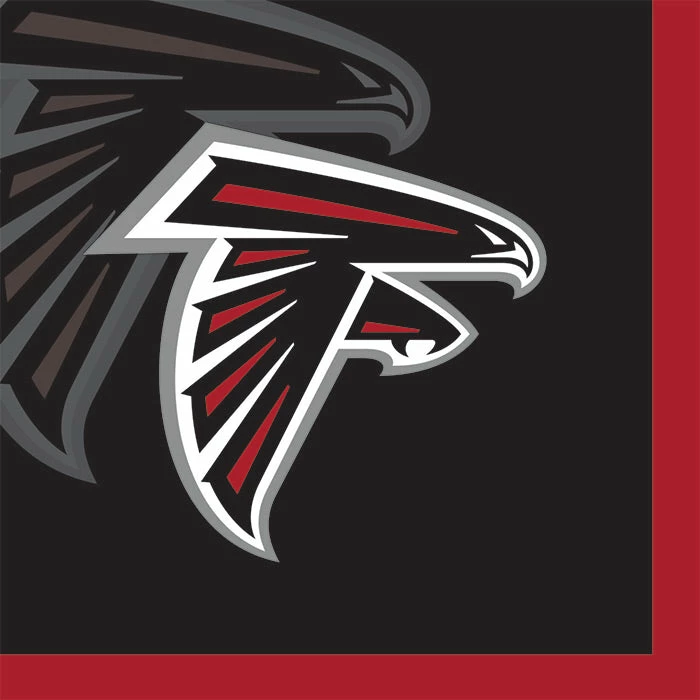 Creative Converting NFL And Football Party Supplies Atlanta Falcons Beverage Napkins, 16 Ct