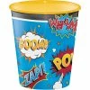 Creative Converting Superhero Slogans Plastic Cups, 12 Oz