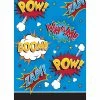 Creative Converting Kids Birthday Party Themes Superhero Slogans Favor Bags, 8 Ct