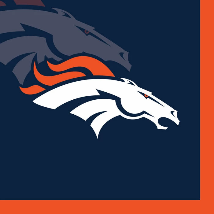 Creative Converting Denver Broncos Beverage Napkins, 16 Ct