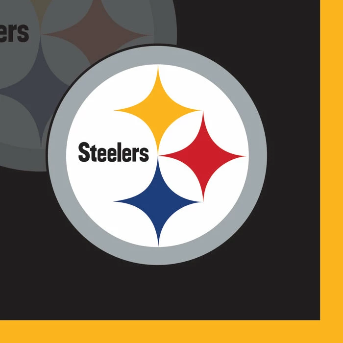 Creative Converting Pittsburgh Steelers Beverage Napkins, 16 Ct