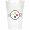 Creative Converting NFL And Football Party Supplies Pittsburgh Steelers Plastic Cup, 20Oz, 8 Ct