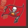 Creative Converting NFL And Football Party Supplies Tampa Bay Buccaneers Beverage Napkins, 16 Ct
