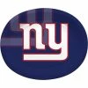 Creative Converting New York Giants Oval Platter 10" X 12", 8 Ct NFL And Football Party Supplies
