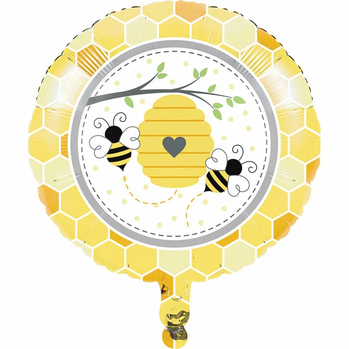 Creative Converting Bumblebee Baby Metallic Balloon 18"
