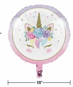 Creative Converting Baby Showers Unicorn Baby Shower Mylar Balloon
