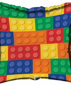 Creative Converting Kids Birthday Party Themes Block Party Metallic Balloon 18