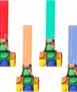 Creative Converting Block Party Party Blowers, 8 Ct Kids Birthday Party Themes