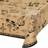 Creative Converting Kids Birthday Party Themes Pirate Treasure Plastic Tablecover All Over Print, 54" X 102"