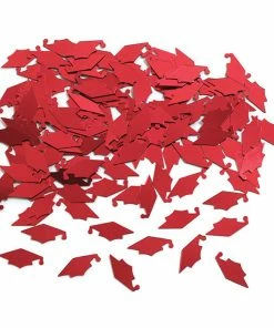 Creative Converting Red Mortarboard Graduation Confetti, 0.5 Oz