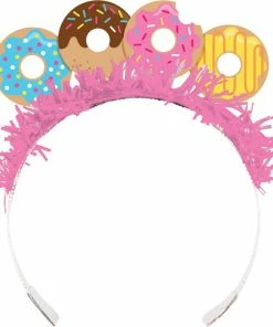 Creative Converting Donut Time Tiaras, 8 Ct
