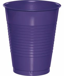 Creative Converting Purple Plastic Cups, 20 Ct