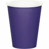 Creative Converting Purple Hot/Cold Paper Paper Cups 9 Oz., 24 Ct Solid Color Tableware