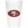 Creative Converting San Francisco 49Ers Plastic Cup, 20Oz, 8 Ct