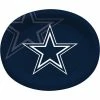 Creative Converting Dallas Cowboys Oval Platter 10" X 12", 8 Ct