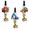 Creative Converting Kids Birthday Party Themes Big Dig Construction Blowouts W/ Med, 8 Ct