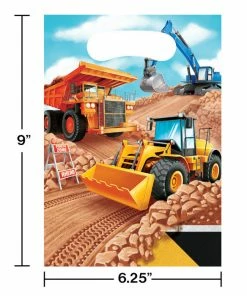 Creative Converting Kids Birthday Party Themes Loot Bag Favor Bags, 8 Ct