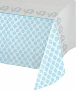 Creative Converting Little Peanut - Boy All Over Prt Plastic Tablecover 54" X 102"