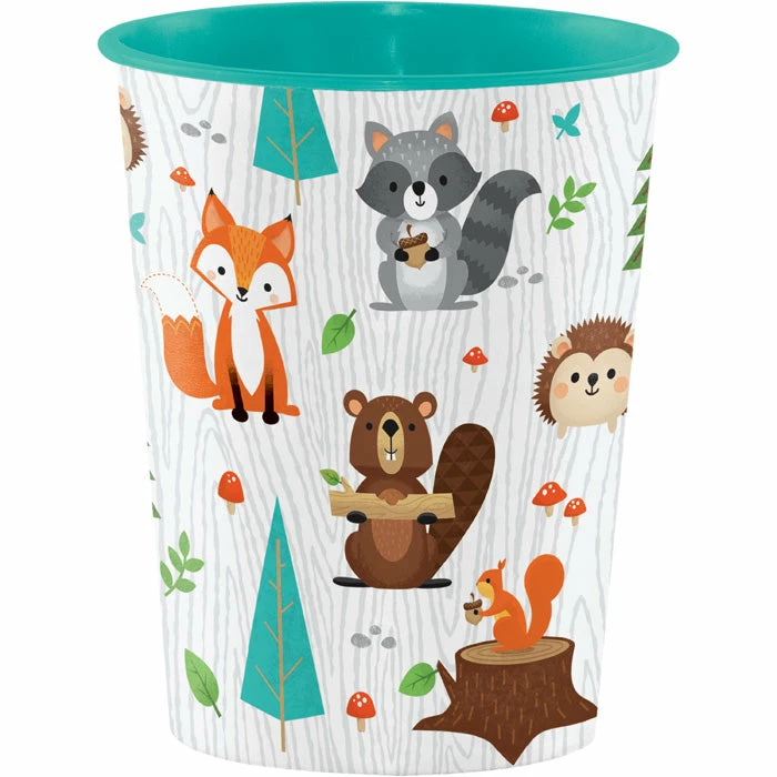 Creative Converting Wild One Woodland Plastic Cup 1st Birthday Party Themes