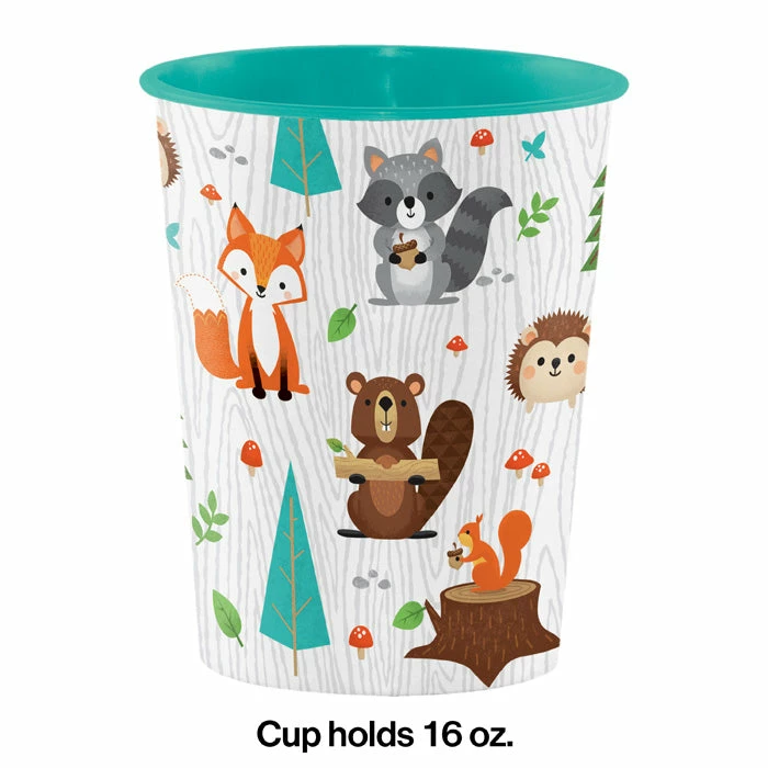 Creative Converting Wild One Woodland Plastic Cup 1st Birthday Party Themes