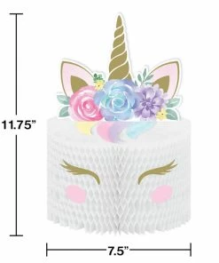Creative Converting Unicorn Baby Shower Centerpiece