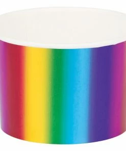 Creative Converting Rainbow Foil Treat Cups, 6 Ct Kids Birthday Party Themes