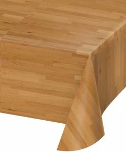 Creative Converting Sports Fanatic Tablecover Plastic 54" X 108" Aop Basketball Party Decorations