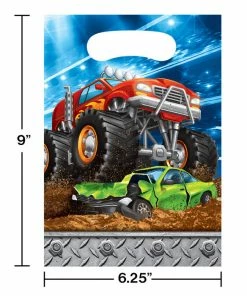 Creative Converting Kids Birthday Party Themes Loot Bag Favor Bags, 8 Ct