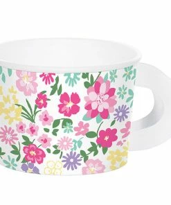 Creative Converting Floral Tea Party Treat Cups, 8 Ct Kids Birthday Party Themes