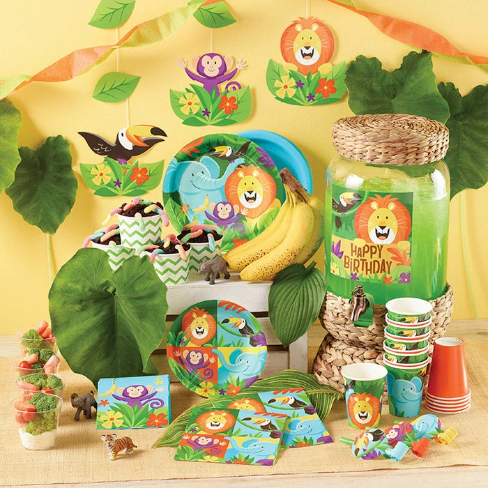 Creative Converting Jungle Safari Hanging Cutouts, 3 Ct Kids Birthday Party Themes