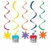 Creative Converting Art Party Dizzy Danglers, 5 Ct Kids Birthday Party Themes