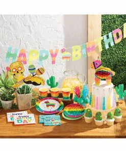 Creative Converting Fiesta Fun Dessert Plates, 8 Ct